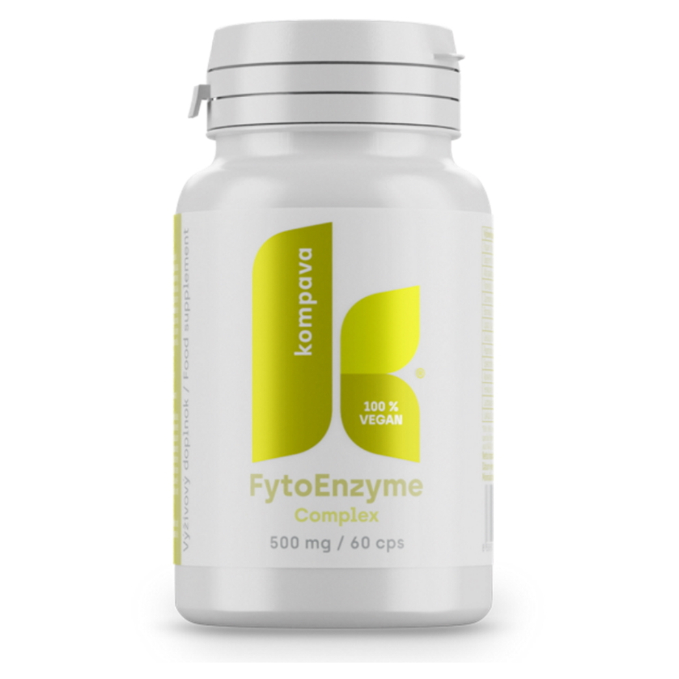 KOMPAVA FytoEnzyme complex 500 mg 60 kapslí