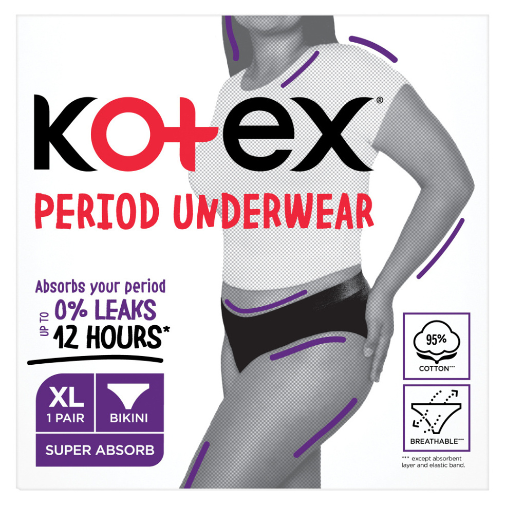 KOTEX Menstruační kalhotky vel. XL 1 kus