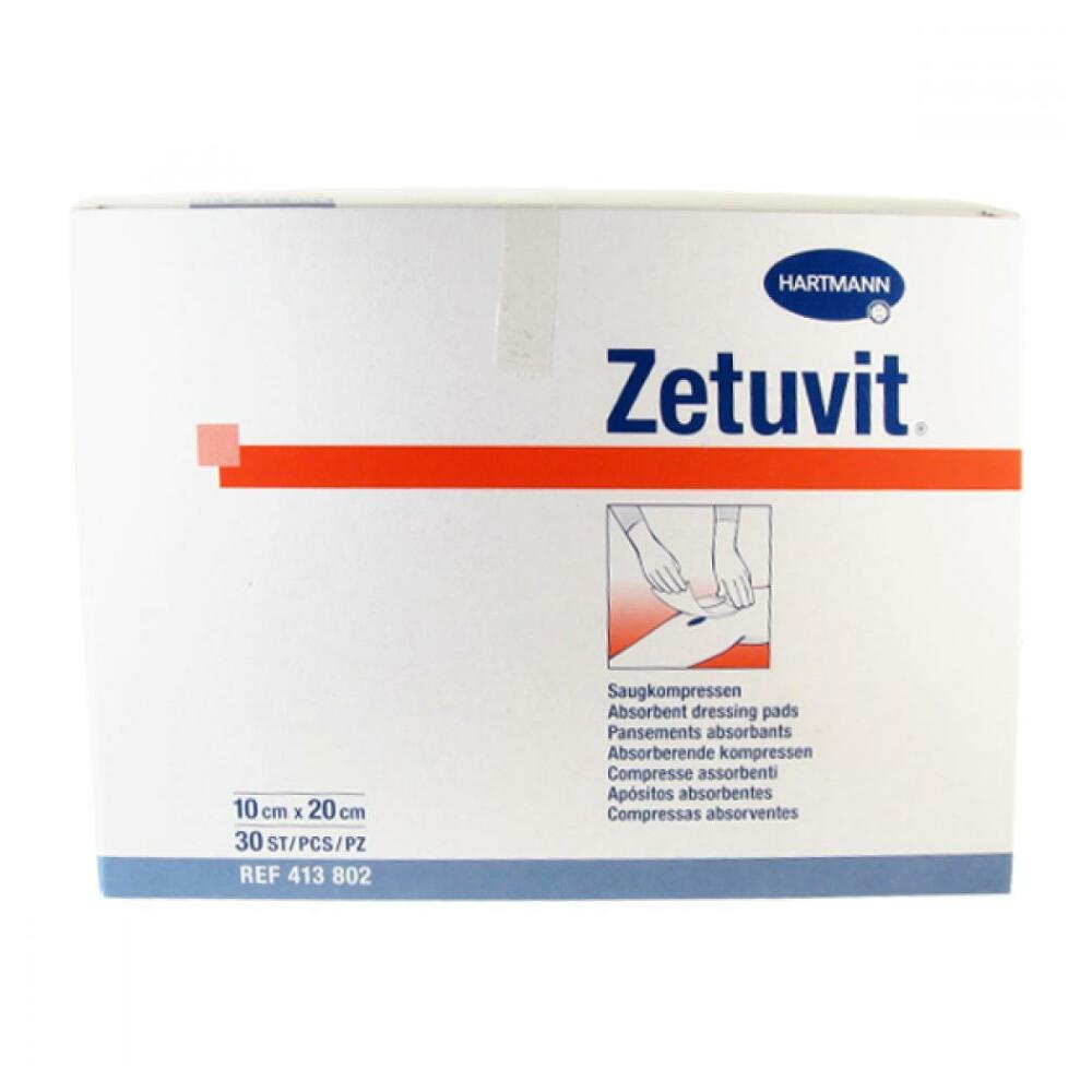 Kompres Zetuvit nesterilní 10x20cm/30ks