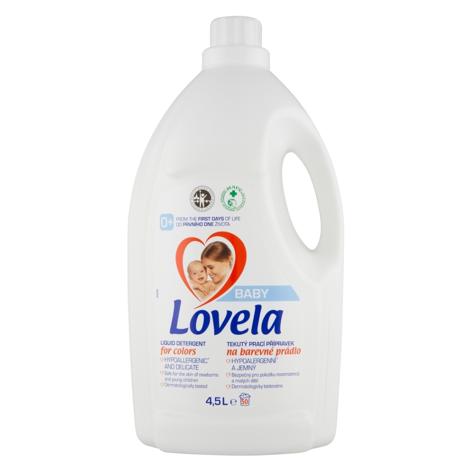 LOVELA Baby Tekutý prací přípravek na barevné prádlo 50 praní 4