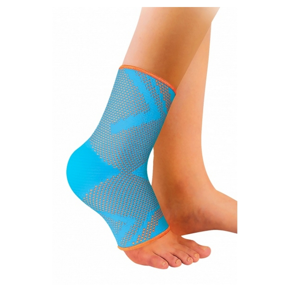 MAXIS S-line premium kompresní návlek na kotník tyrkysový