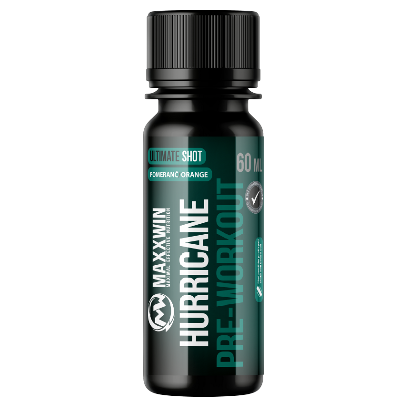 MAXXWIN Hurricane preworkout shot pomeranč 60 ml