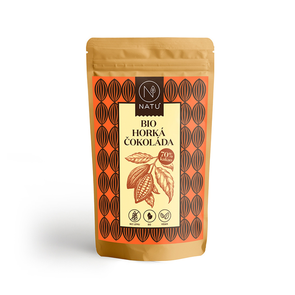 NATU Horká čokoláda 125 g BIO
