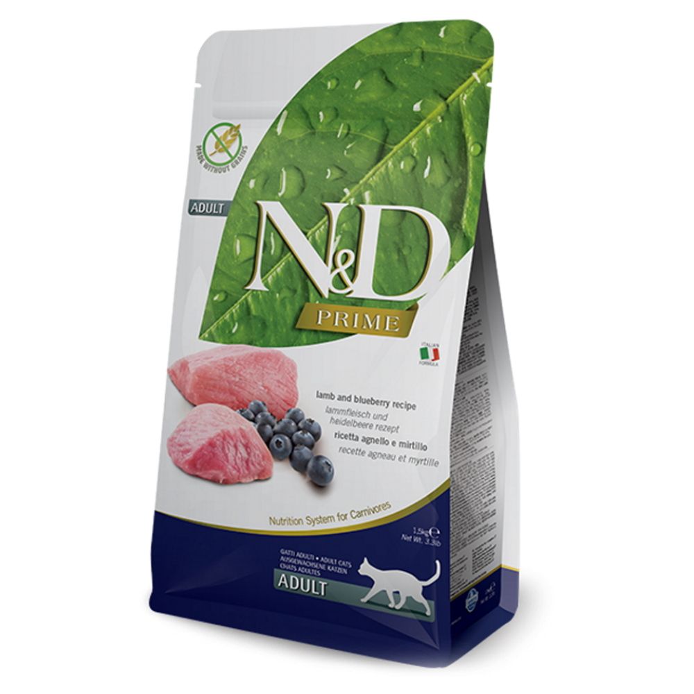 N&D Prime Lamb & Blueberry Adult pro kočky 1 ks