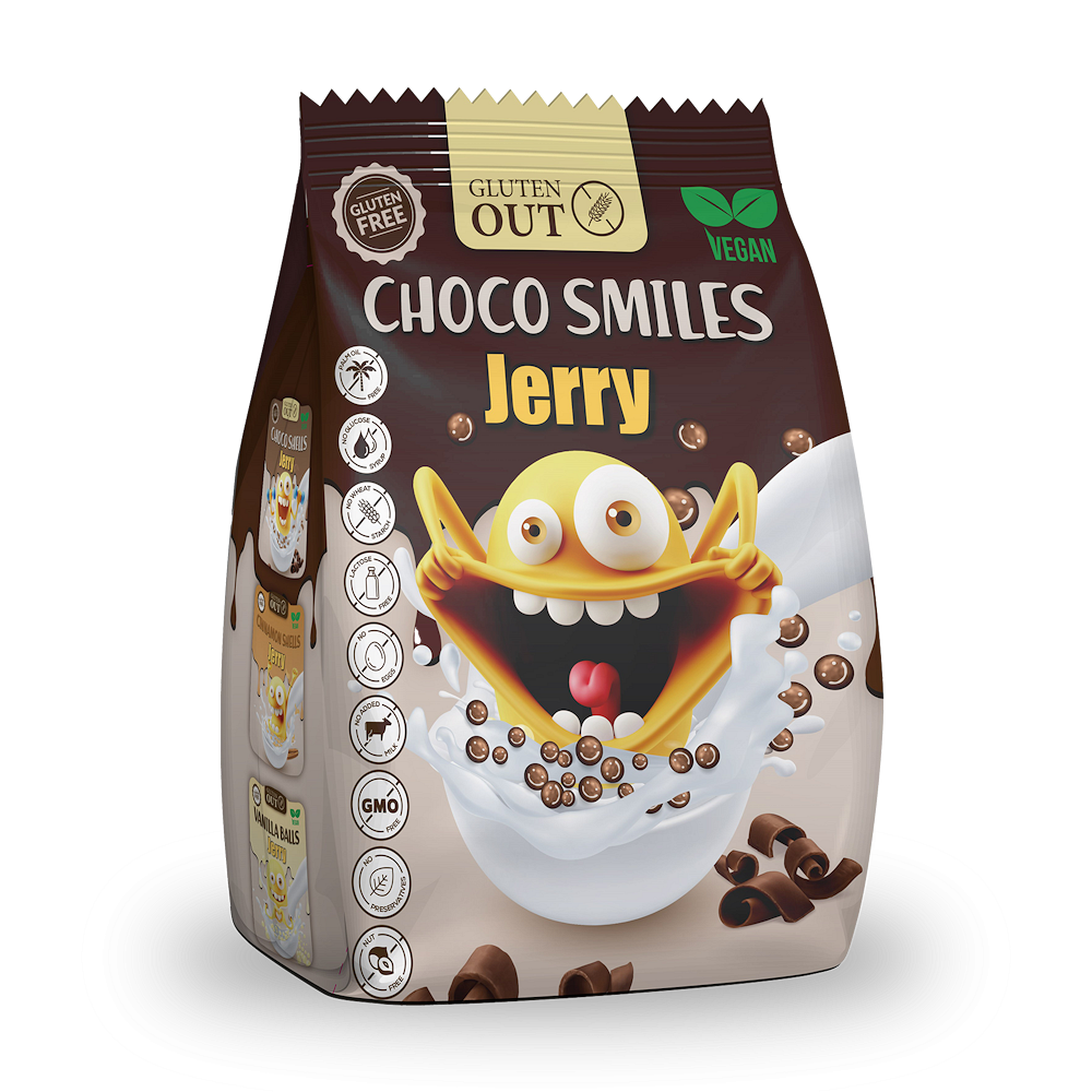 NERANO Snídaňoví smajlíci kakaoví 375 g