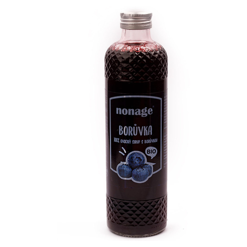 NONAGE Borůvkový ovocný sirup BIO 330 ml