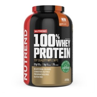 NUTREND 100% Whey protein karamelové latté 2250 g