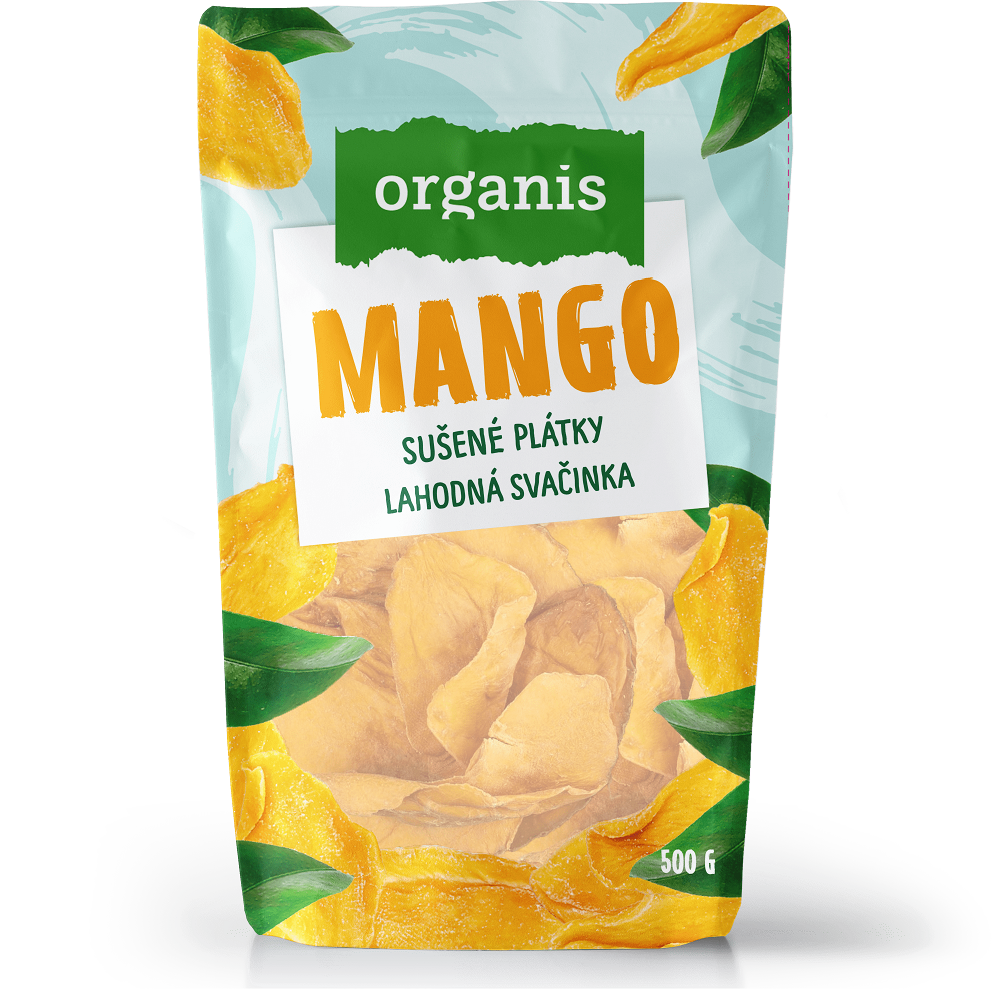 ORGANIS Mango plátky sušené 500 g
