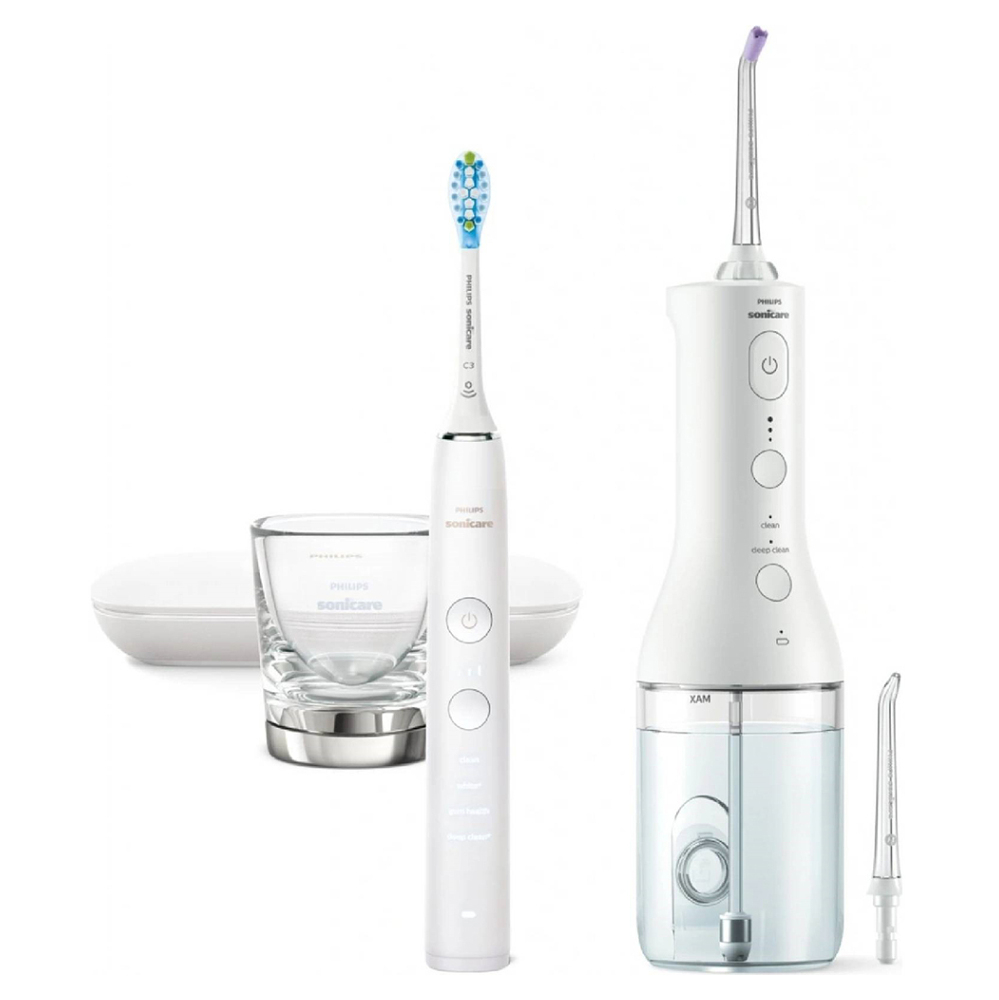 PHILIPS Sonicare 9000 DiamondClean white + Power Flosser white