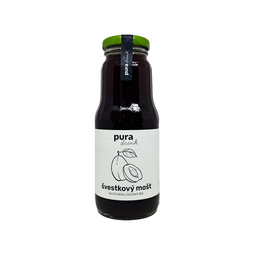 PURADRINK Švestkový mošt BIO 300 ml