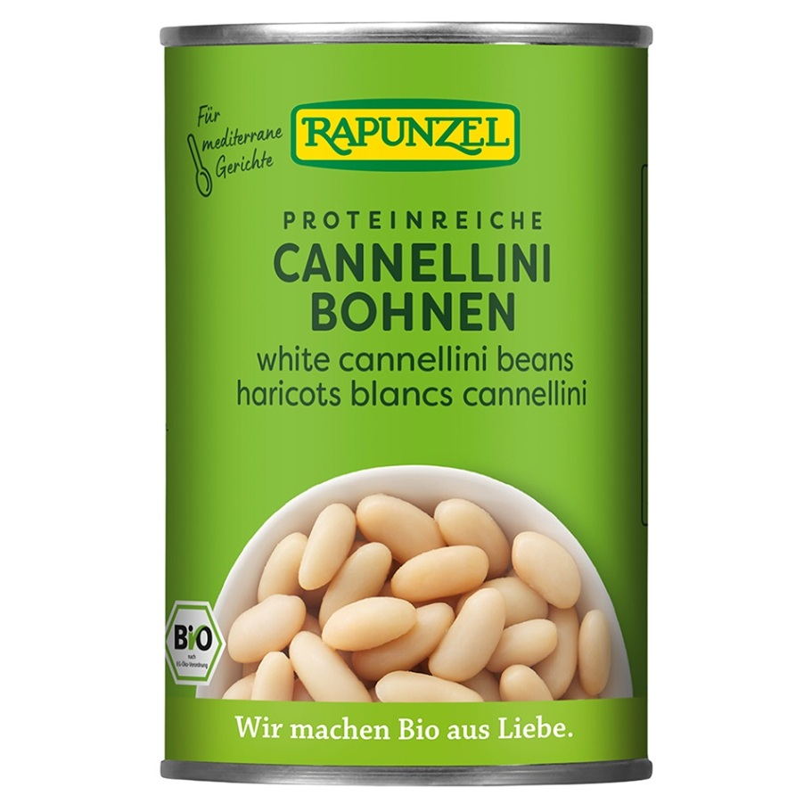 RAPUNZEL Bílé fazole sterilovaná BIO 400 g
