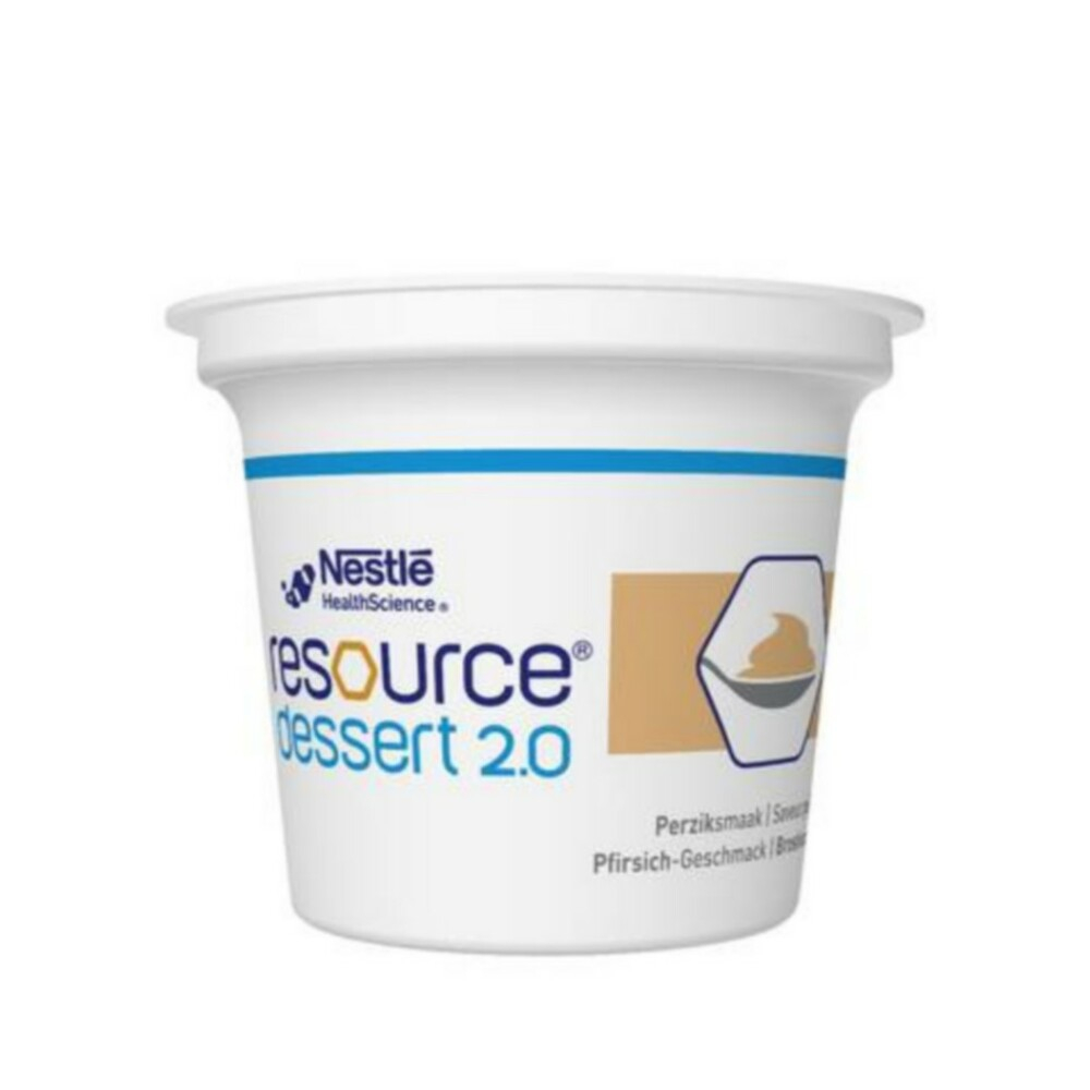 RESOURCE Dessert 2.0 broskev 4 x 125ml