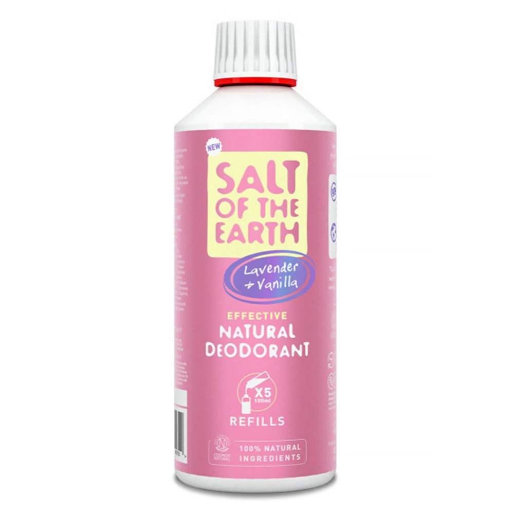 SALT OF THE EARTH Přírodní minerální deodorant Levander & Vanilla náhradní náplň 500 ml