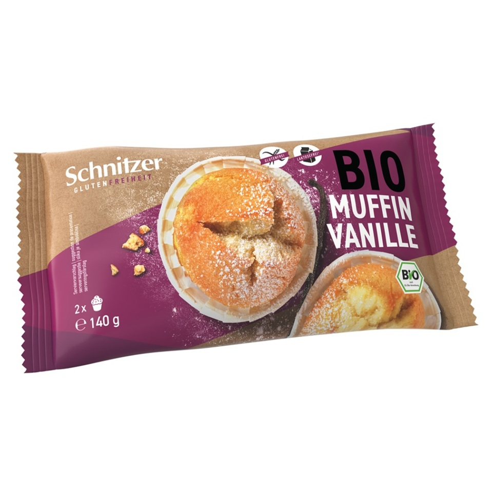 SCHNITZER Muffiny vanilkové BIO 2 kusy