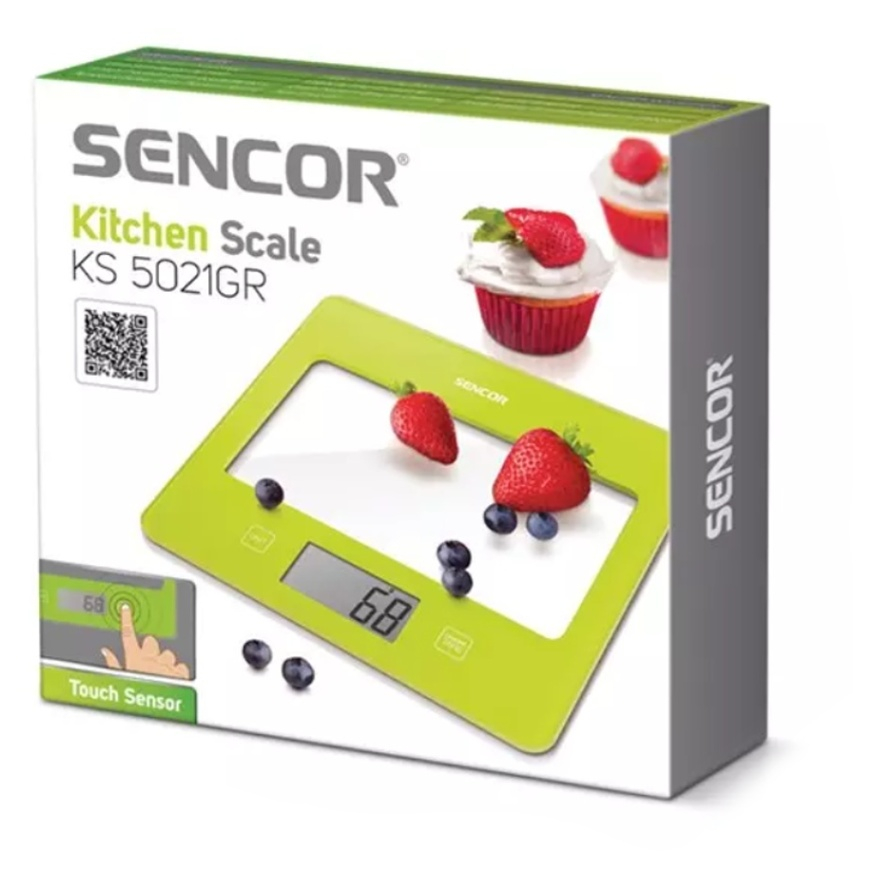SENCOR Kuchyňská váha SKS 5021GR zelená