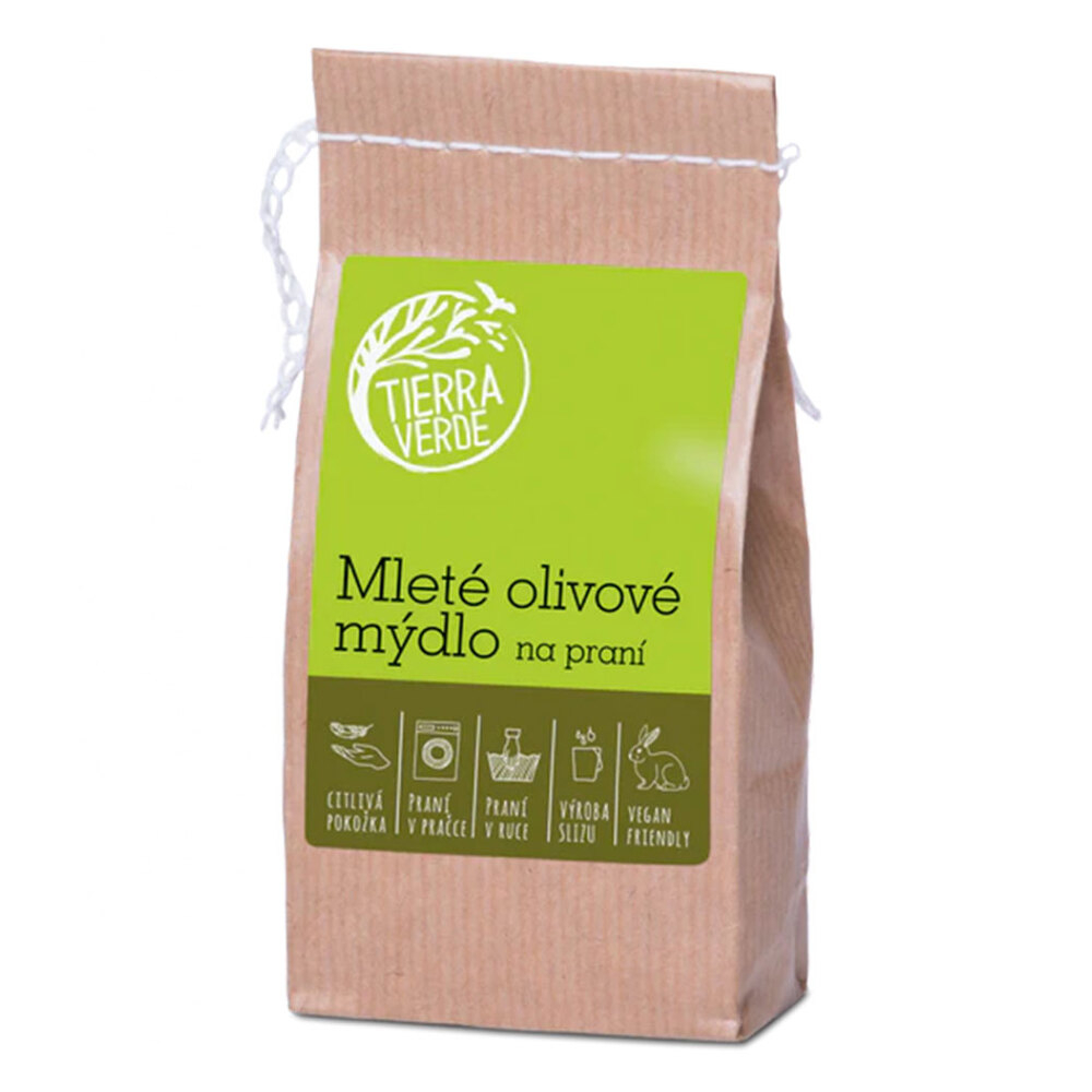 TIERRA VERDE Mleté olivové mýdlo na praní 200 g