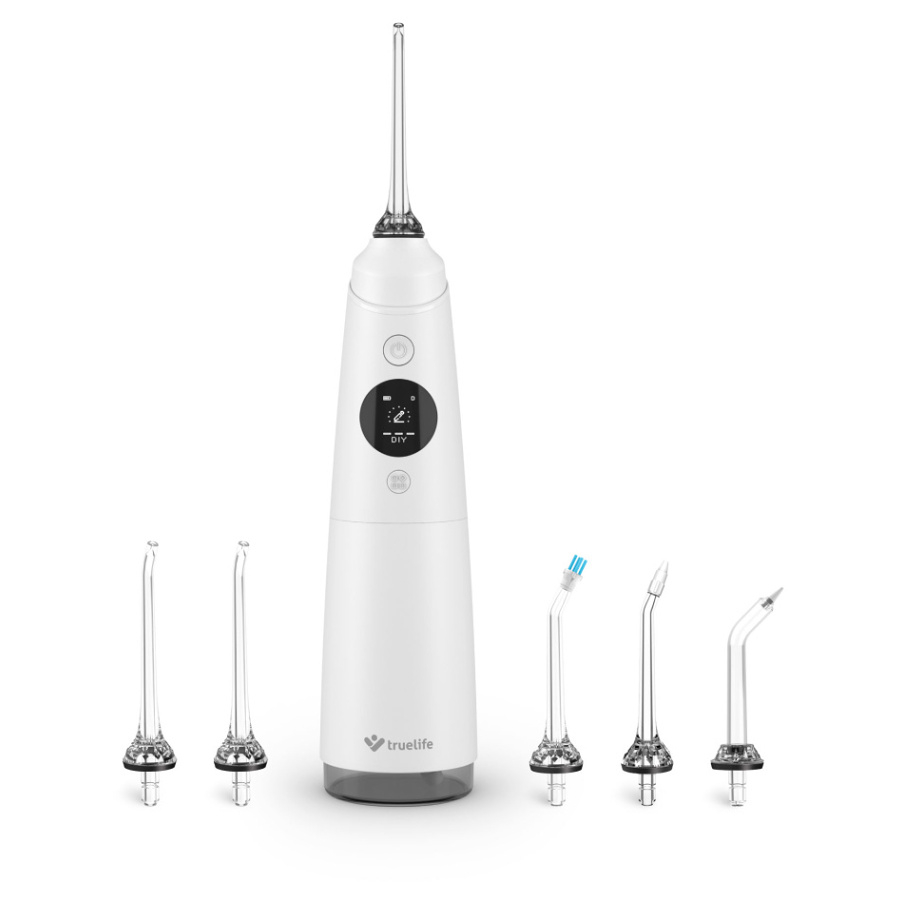 TRUELIFE AquaFloss Compact C300 White zubní sprcha v bílé barvě