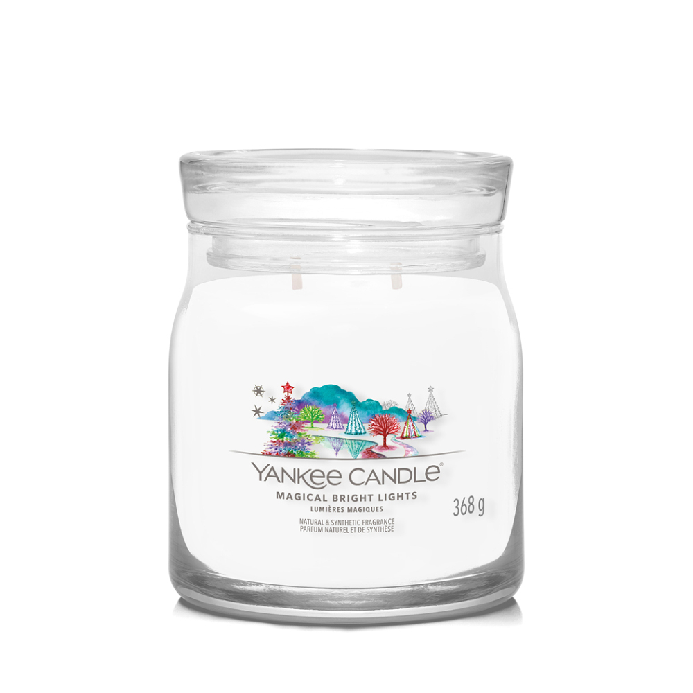 YANKEE CANDLE Signature Vonná svíčka 2 knoty Magical Bright Lights 368 g