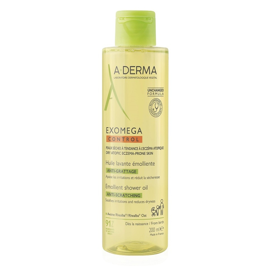 ﻿A-DERMA Exomega Control Zvláčňující sprchový olej 200 ml