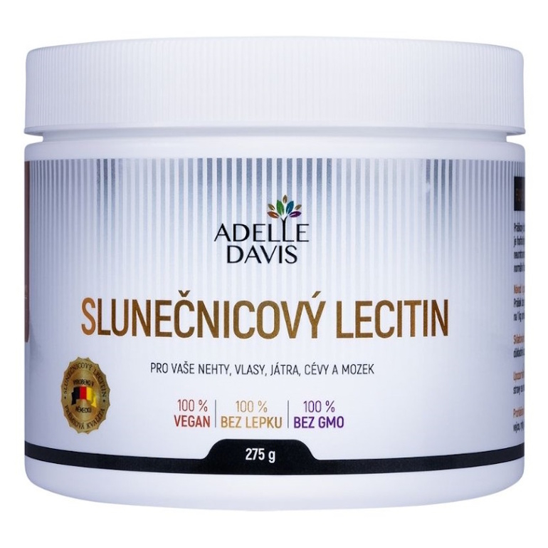 ADELLE DAVIS Slunečnicový lecitin práškový 275 g