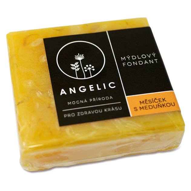 ANGELIC Mýdlový fondant Měsíček s meduňkou 105 g