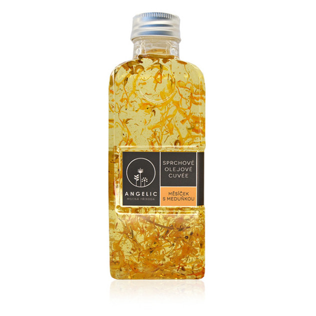 ANGELIC Sprchové olejové Cuveé Měsíček s meduňkou 200 ml