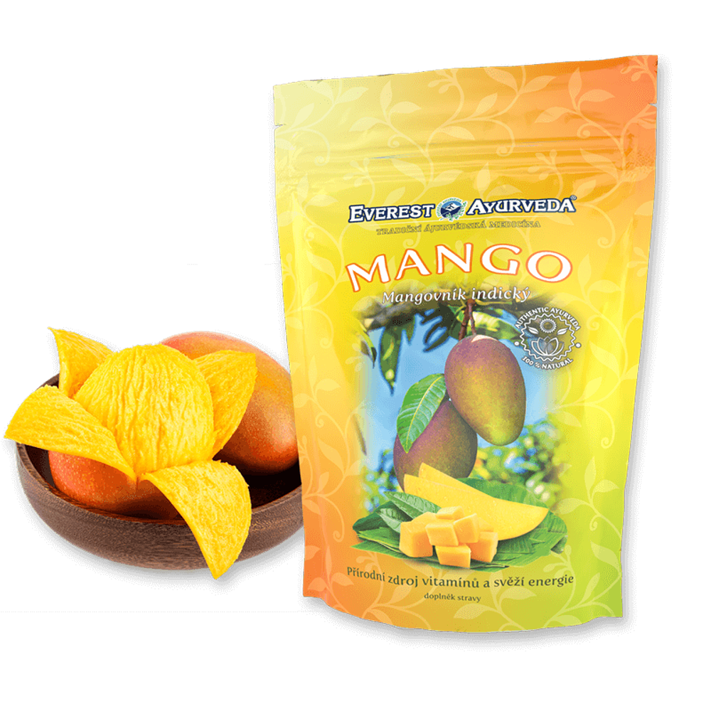 EVEREST AYURVEDA Mango plod vitamín C a A sušené ovoce 100 g