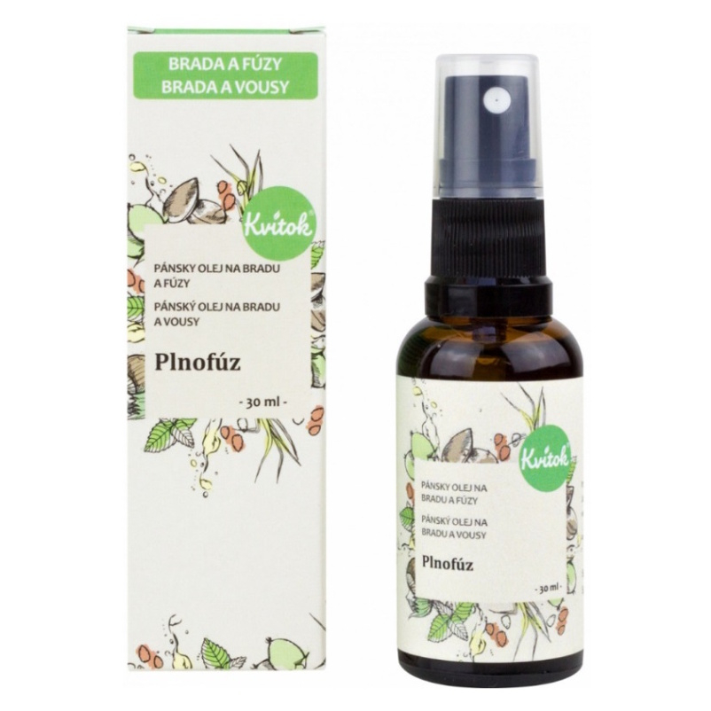KVITOK Pečující olej na bradu a vousy Plnovous 30 ml